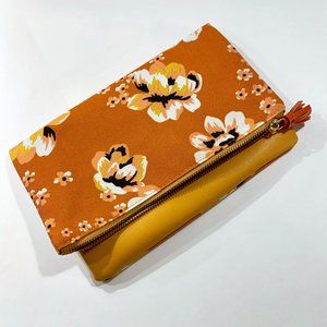 Rachel Pally |  Orange and Yellow | Zahara Reversible Vegan Leather Clutch